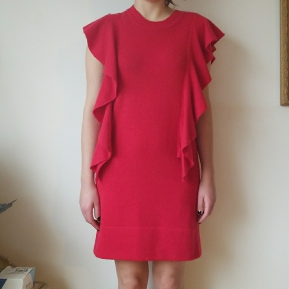 Tsesay Womens Red Sweater Dress NWOT